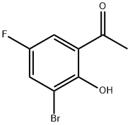 1-(3-Bromo-5-fluoro-2-hydroxy-phenyl)-ethanone Struktur