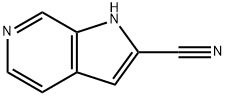 1H-pyrrolo[2,3-c]pyridine-2-carbonitrile Struktur