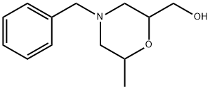 ((2S,6S)-4-benzyl-6-MethylMorpholin-2-yl)Methanol Struktur