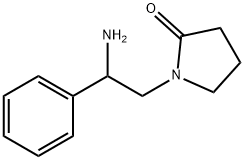 1-(2-amino-2-phenylethyl)pyrrolidin-2-one Struktur