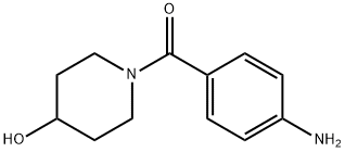 1-(4-aminobenzoyl)piperidin-4-ol Struktur