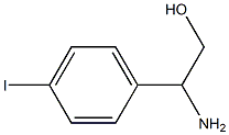 2-amino-2-(4-iodophenyl)ethanol Struktur