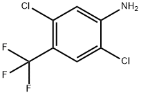 Benzenamine, 2,5-dichloro-4-(trifluoromethyl)- Struktur