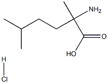 2-amino-2,5-dimethylhexanoic acid hydrochloride Struktur