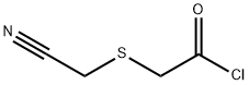 Acetyl chloride, 2-[(cyanomethyl)thio]- Struktur