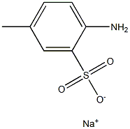 sodium 2-amino-5-methylbenzenesulfonate Struktur