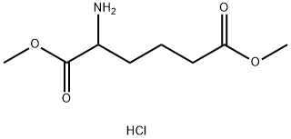 DL-2-Aminoadipic acid dimethyl ester hydrochloride Struktur