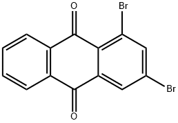 9,10-Anthracenedione, 1,3-dibromo- Struktur