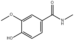 4-Hydroxy-3-methoxy-N-methyl-benzamide Struktur