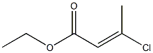 ethyl cis-3-chloro-2-butenoate Struktur