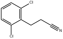 3-(2,6-dichlorophenyl)propanenitrile Struktur