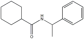 N-(1-phenylethyl)cyclohexanecarboxamide Struktur