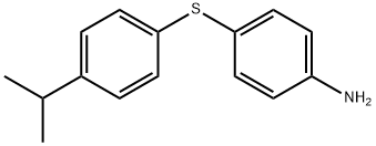 4-{[4-(propan-2-yl)phenyl]sulfanyl}aniline Struktur