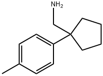 1-(4-Methylphenyl)cyclopentanemethanamine Struktur