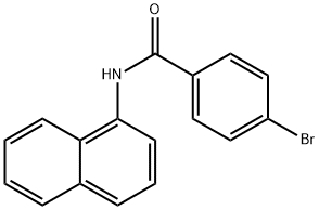 4-bromo-N-(naphthalen-1-yl)benzamide Struktur