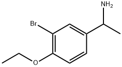 1-(3-Bromo-4-ethoxyphenyl)-ethylamine Struktur