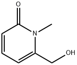 2(1H)-Pyridinone, 6-(hydroxymethyl)-1-methyl- Struktur