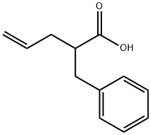 2-Benzyl-4-pentenoic acid Struktur