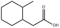 2-methylcyclohexaneacetic acid Struktur