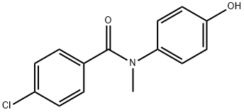 4-chloro-N-(4-hydroxyphenyl)-N-methylbenzamide Struktur