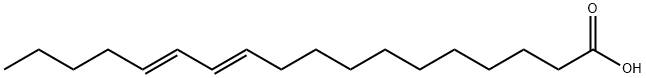 11,13-Octadecadienoic acid, (11E,13E)- Struktur