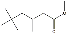 methyl 3,5,5-trimethylhexanoate Struktur