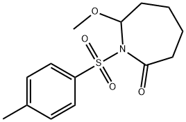 7-methoxy-1-[(4-methylphenyl)sulfonyl]-2-azepanone Struktur