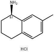 (R)-7-Methyl-1,2,3,4-tetrahydronaphthalen-1-amine hydrochloride Struktur