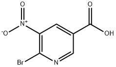 6-Bromo-5-nitronicotinic acid Struktur