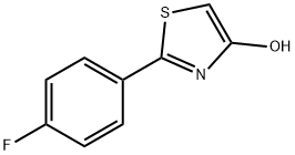 2-(4-Fluorophenyl)-4-hydroxythiazole Struktur