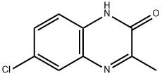 6-Chloro-3-methyl-2(1H)-quinoxalinone Struktur