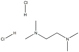 N,N,N',N'-TETRAMETHYLETHYLENEDIAMINE DIHYDROCHLORIDE Struktur