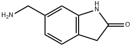 6-(aminomethyl)-2,3-dihydro-1H-indol-2-one Struktur