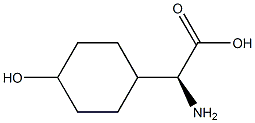 (S)-2-amino-2-(4-hydroxycyclohexyl)acetic acid Struktur