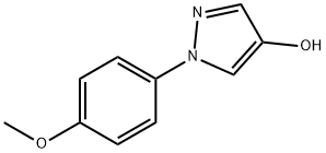 1-(4-methoxyphenyl)-1H-pyrazol-4-ol Struktur