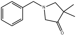 3-Pyrrolidinone, 4,4-dimethyl-1-(phenylmethyl)- Struktur