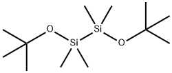 1，2-Di-tert-butoxy-1，1，2，2-tetramethyldisilane Struktur