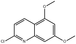 2-chloro-5,7-dimethoxyquinoline Struktur