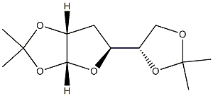 (3aR,5S,6aR)-5-[(4S)-2,2-Dimethyl-1,3-dioxolan-4-yl]-2,2-dimethyltetrahydrofuro[2,3-d][1,3]dioxole Struktur