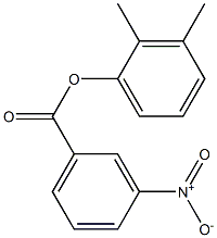 2,3-dimethylphenyl 3-nitrobenzoate Struktur