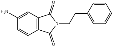 5-amino-2-(2-phenylethyl)-2,3-dihydro-1H-isoindole-1,3-dione Struktur