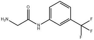 2-amino-N-[3-(trifluoromethyl)phenyl]acetamide Struktur