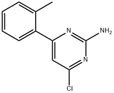 2-Amino-4-chloro-6-(4-tolyl)pyrimidine Struktur