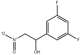 1-(3,5-difluorophenyl)-2-nitroethanol Struktur