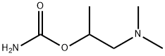 1-(dimethylamino)propan-2-yl carbamate Struktur