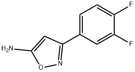 3-(3,4-difluorophenyl)-1,2-oxazol-5-amine Struktur