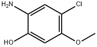 2-Amino-4-chloro-5-methoxy-phenol Struktur