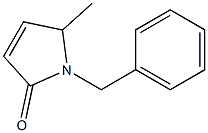 1-benzyl-5-methyl-1,5-dihydro-pyrrol-2-one Struktur