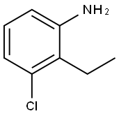 3-chloro-2-ethylaniline Struktur