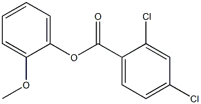 2-methoxyphenyl 2,4-dichlorobenzoate Struktur